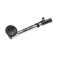 Pumpička XLC na vidlice a tlumiče, přesný manometer a šlahounek