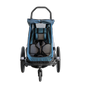 Dětský vozík XLC MONO T 20" petrolejová/fialová/antracit vnitřek