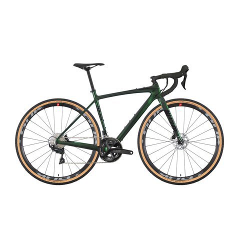 Gravel kolo Massi TEAM GR 105 2×11 Dark Green / Black Glossy