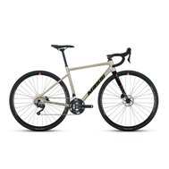 Gravel a cyklokrosové kolo Massi ACROSS ALU GRX 2×10 Silver / Black Glossy