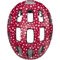 Cyklistická přilba ABUS Youn-I 2.0 cherry heart shora