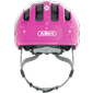 Cyklistická přilba ABUS Smiley 3.0 pink butterfly zepředu