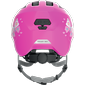 Cyklistická přilba ABUS Smiley 3.0 pink butterfly zezadu