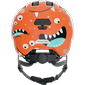 Cyklistická přilba ABUS Smiley 3.0 orange monster zezadu